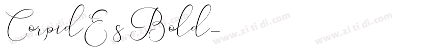 CorpidE1s Bold字体转换